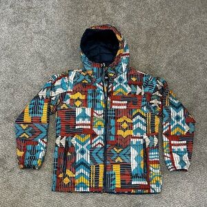 Columbia patterned Omni-tech Puffer Jacket